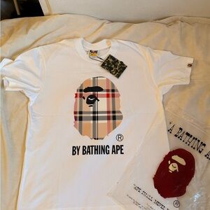 Burberry bape tee